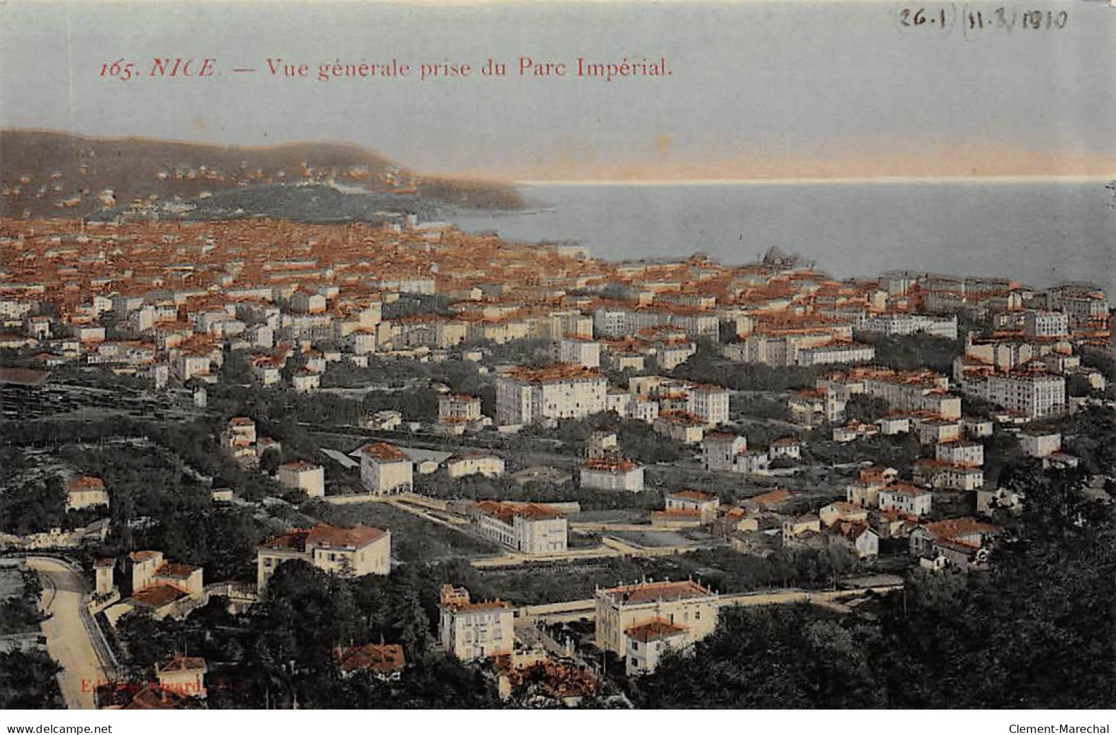 NICE - Vue Générale Prise Du Parc Impérial - Très Bon état - Parken En Tuinen