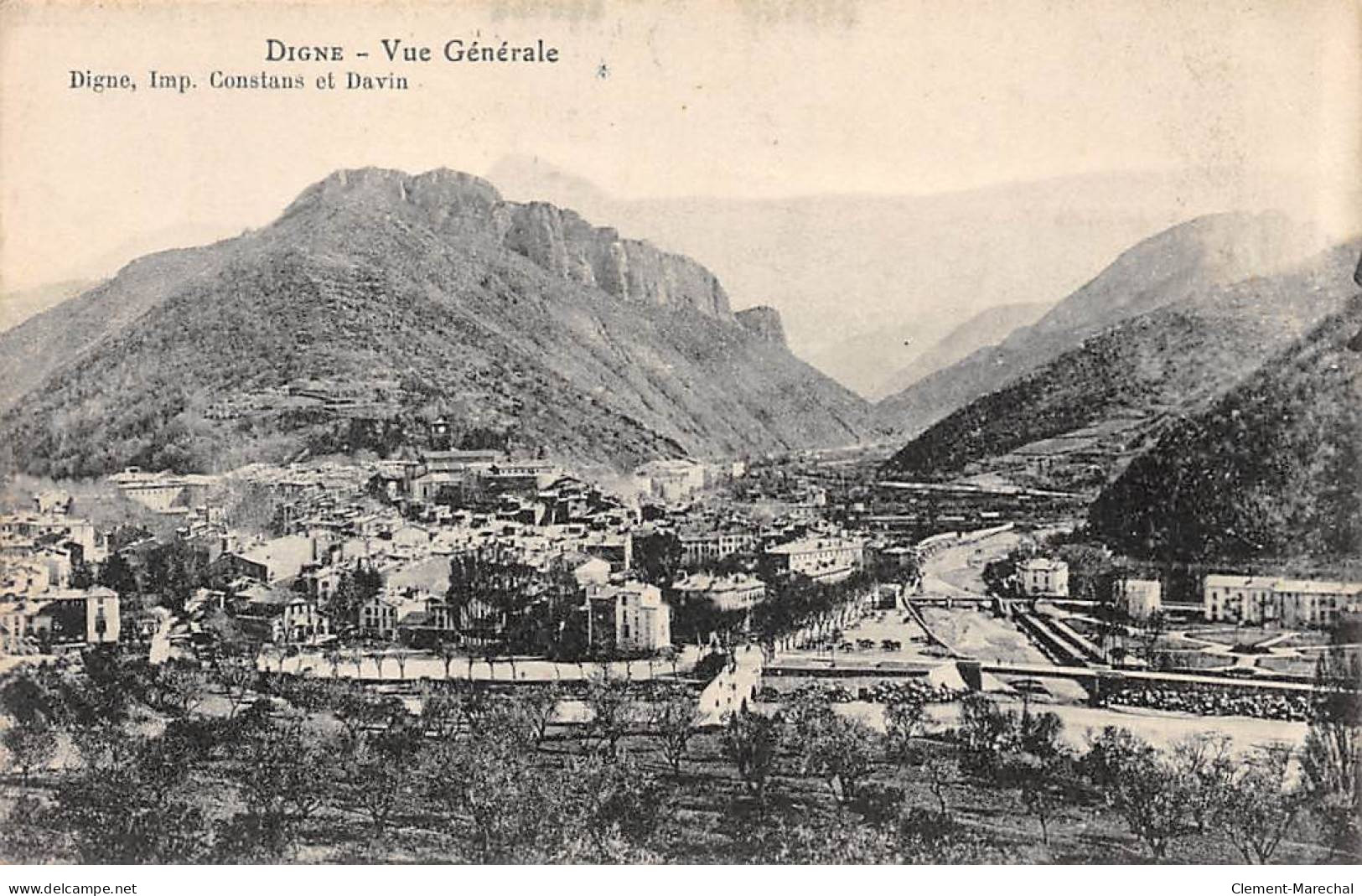 DIGNE - Vue Générale - Très Bon état - Digne