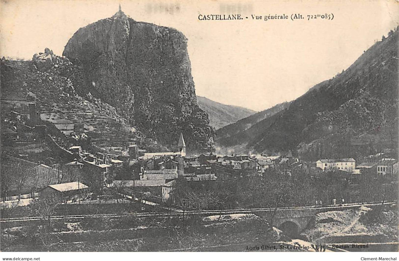 CASTELLANE - Vue Générale - Très Bon état - Castellane