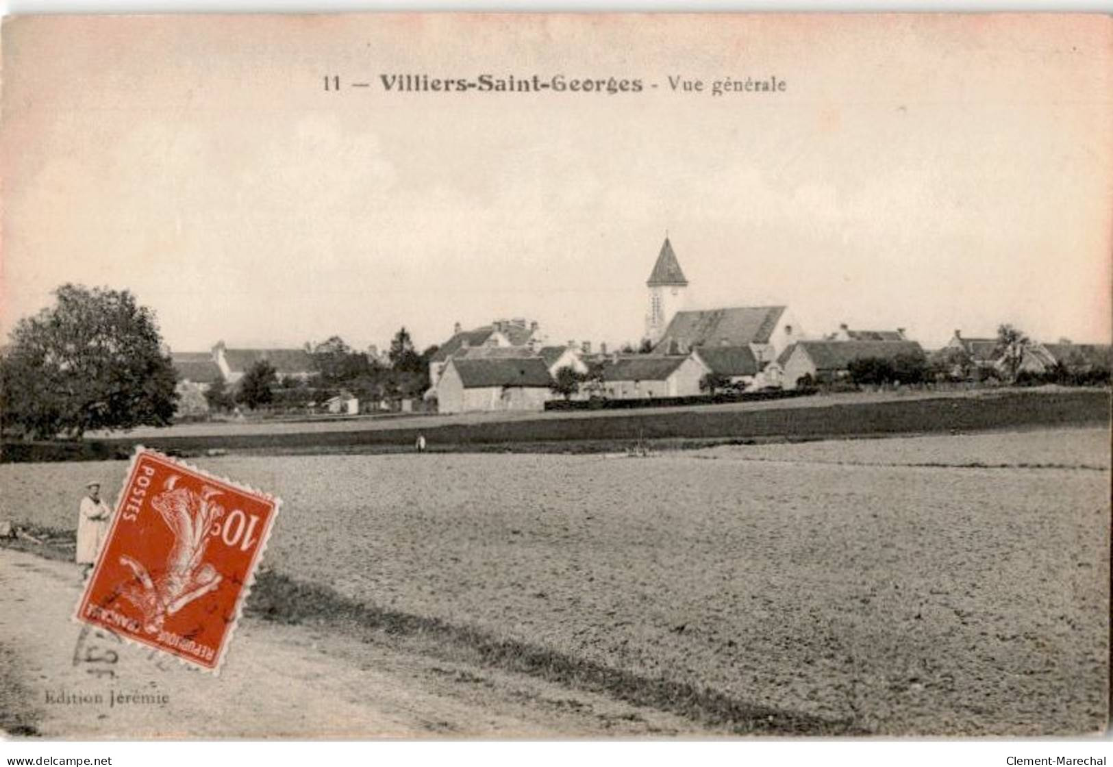 VILLIERS-SAINT-GEORGES: Vue Générale - Très Bon état - Villiers Saint Georges