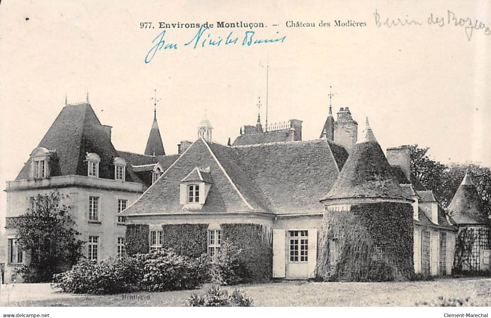 Environs De MONTLUCON - Château Des Modières - Très Bon état - Sonstige & Ohne Zuordnung
