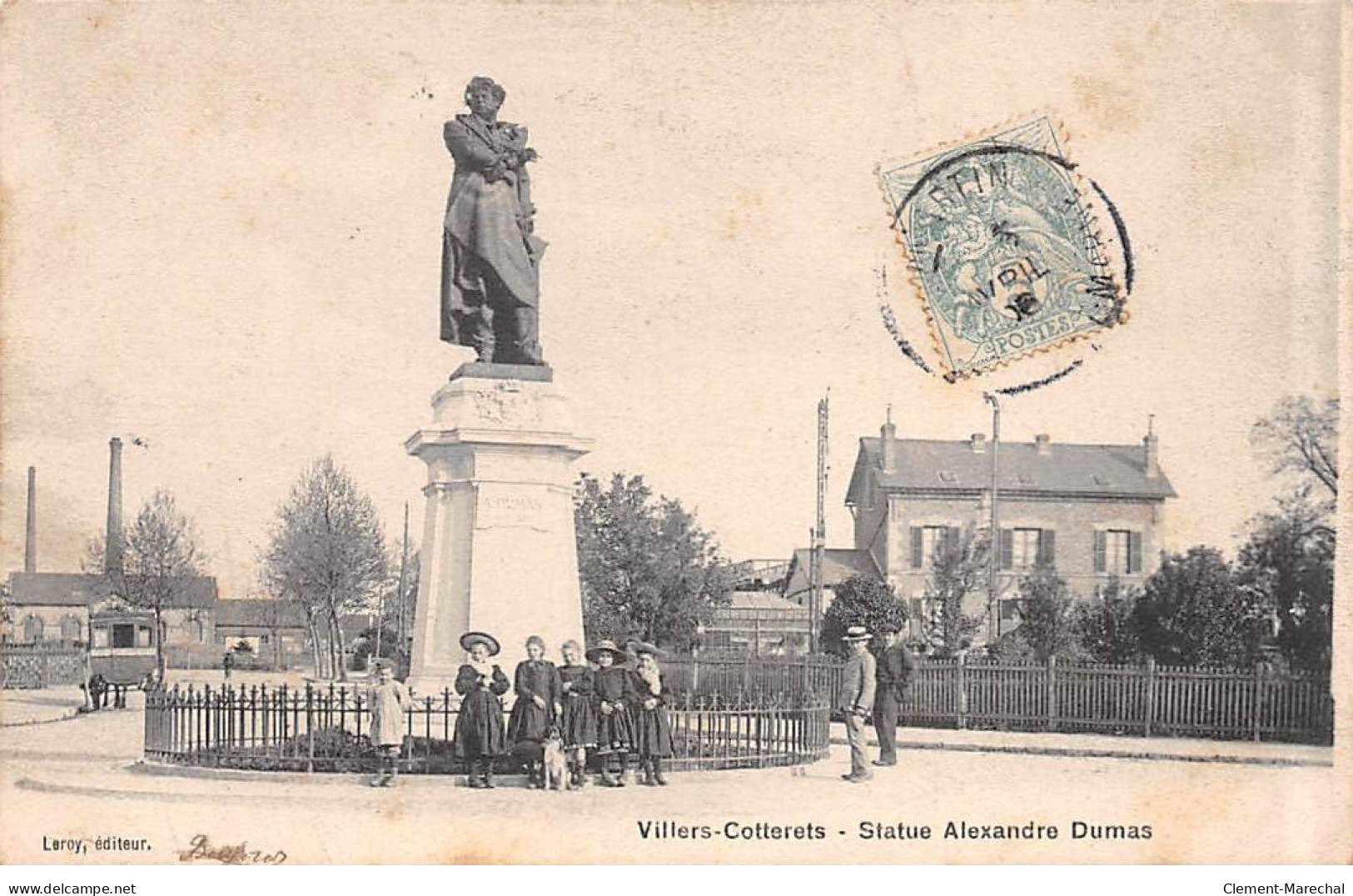 VILLERS COTTERETS - Statue Alexandre Dumas - Très Bon état - Villers Cotterets