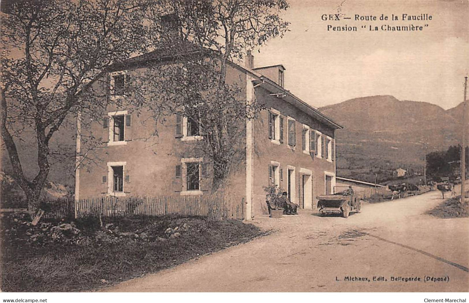 GEX - Route De La Faucille - Pension " La Chaumière " - Très Bon état - Gex