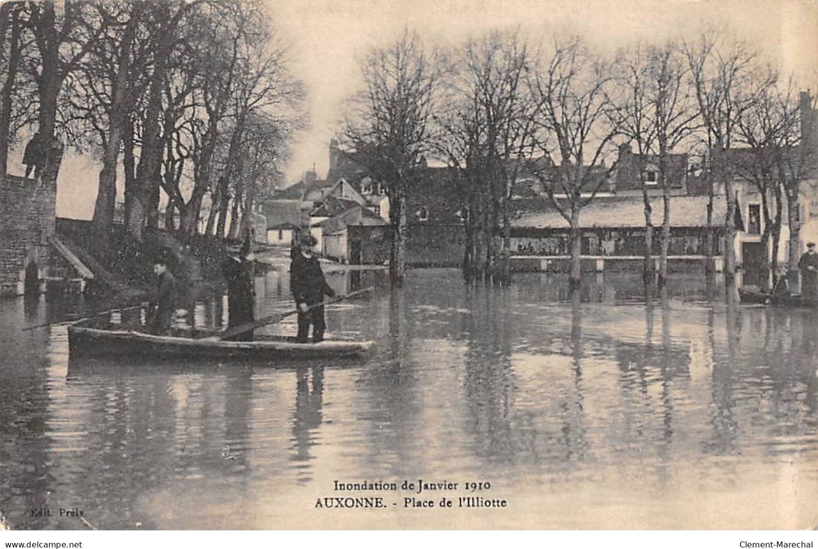 AUXONNE - Inondation De Janvier 1910 - Place De L'Illiotte - Très Bon état - Auxonne