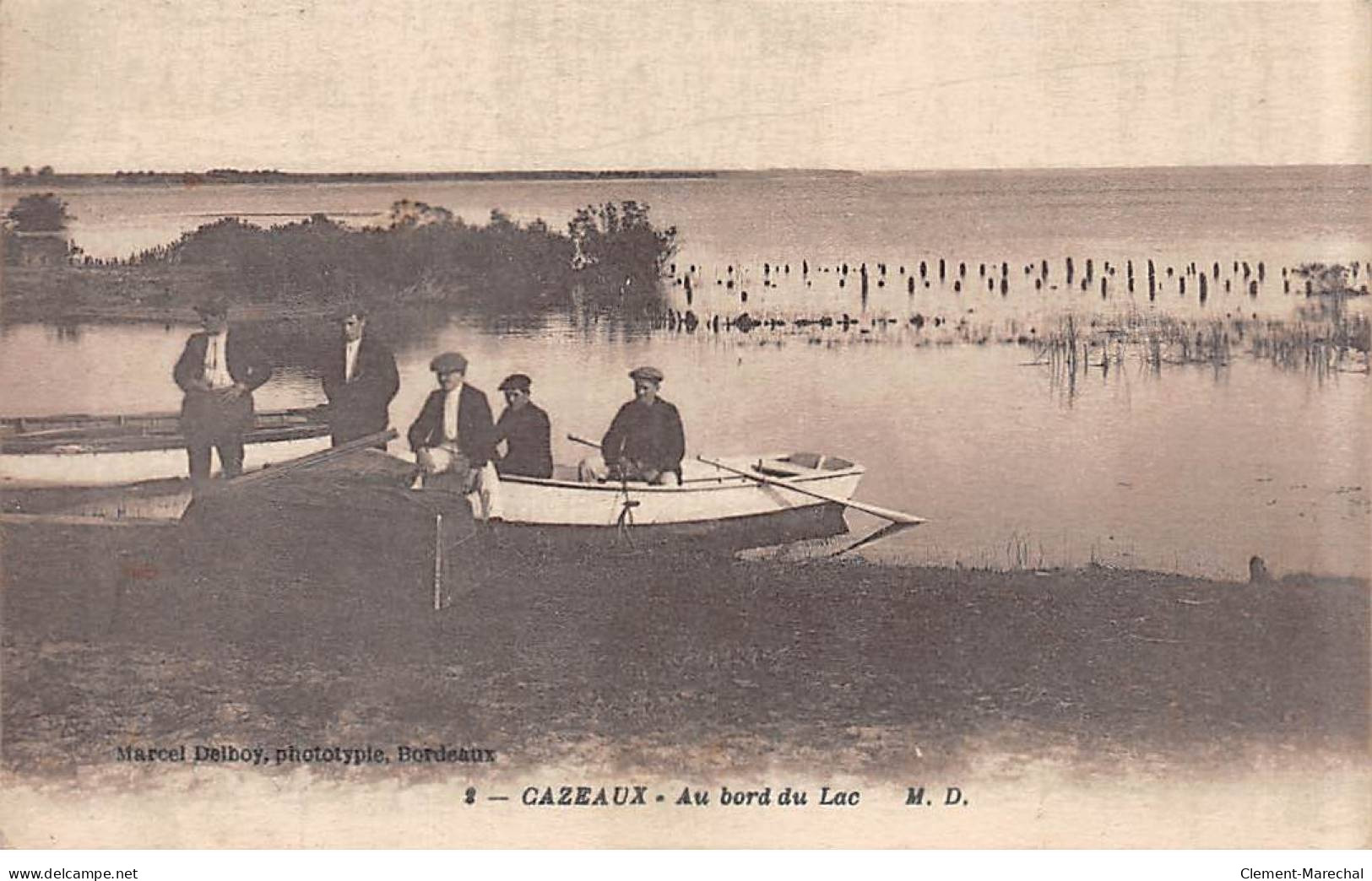 CAZEAUX - Au Bord Du Lac - Très Bon état - Autres & Non Classés
