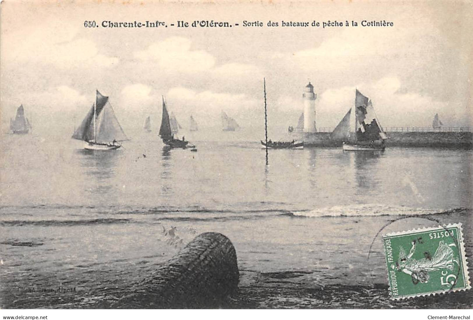 ILE D'OLERON - Sortie Des Bateaux De Pêche à La Cotinière - Très Bon état - Ile D'Oléron