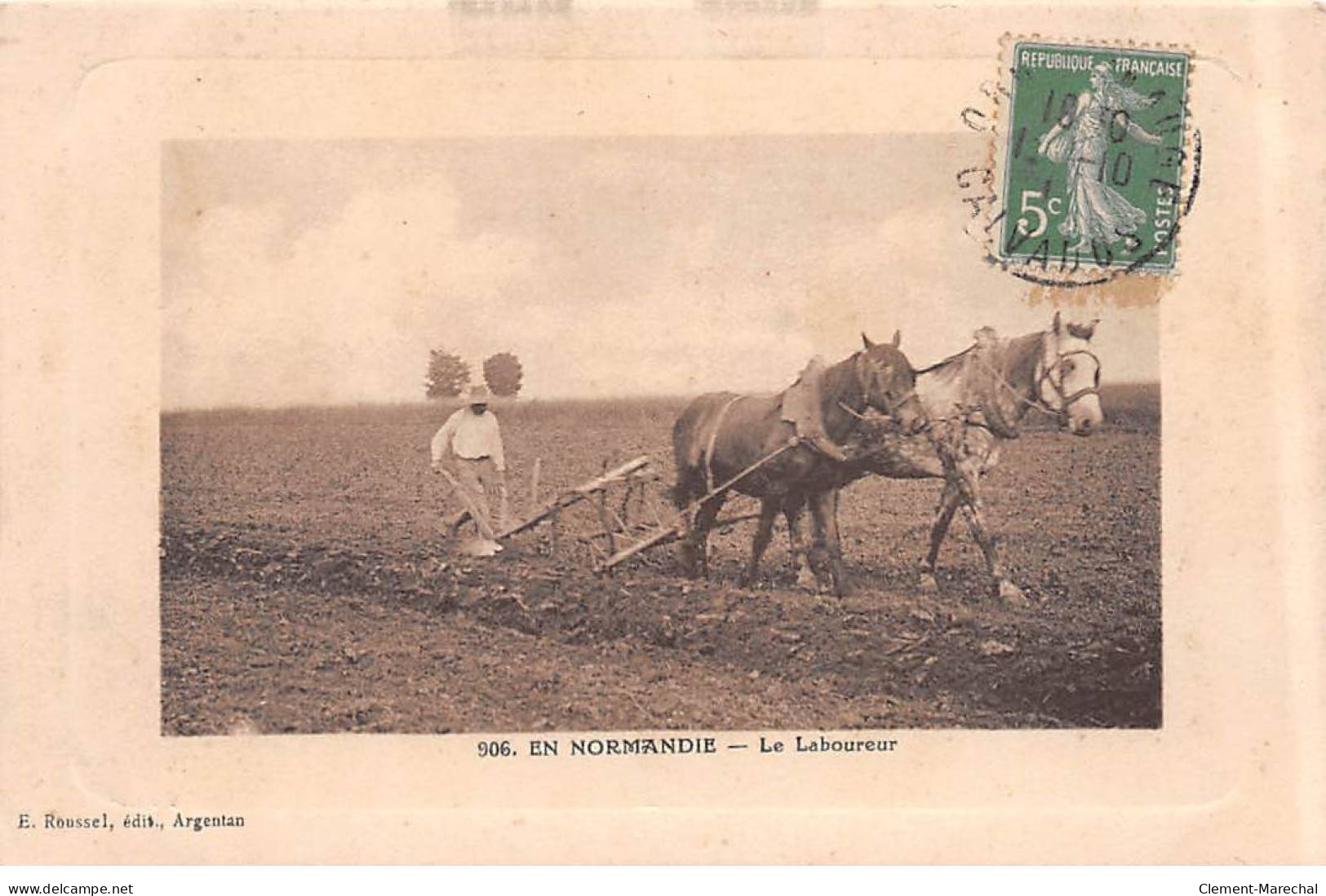 En Normandie - Le Laboureur - Très Bon état - Andere & Zonder Classificatie