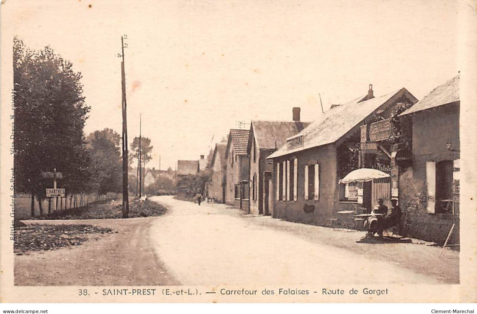 SAINT PREST - Carrefour Des Falaises - Route De Gorget - Très Bon état - Other & Unclassified