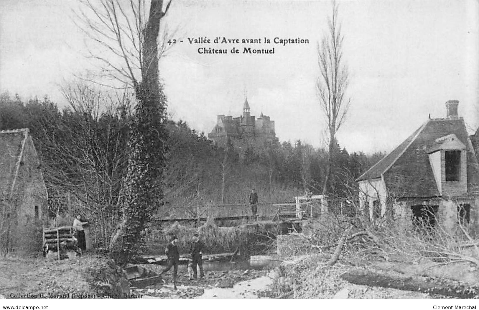 Vallée D'Avre Avant La Captation - Château De MONTUEL - Très Bon état - Altri & Non Classificati