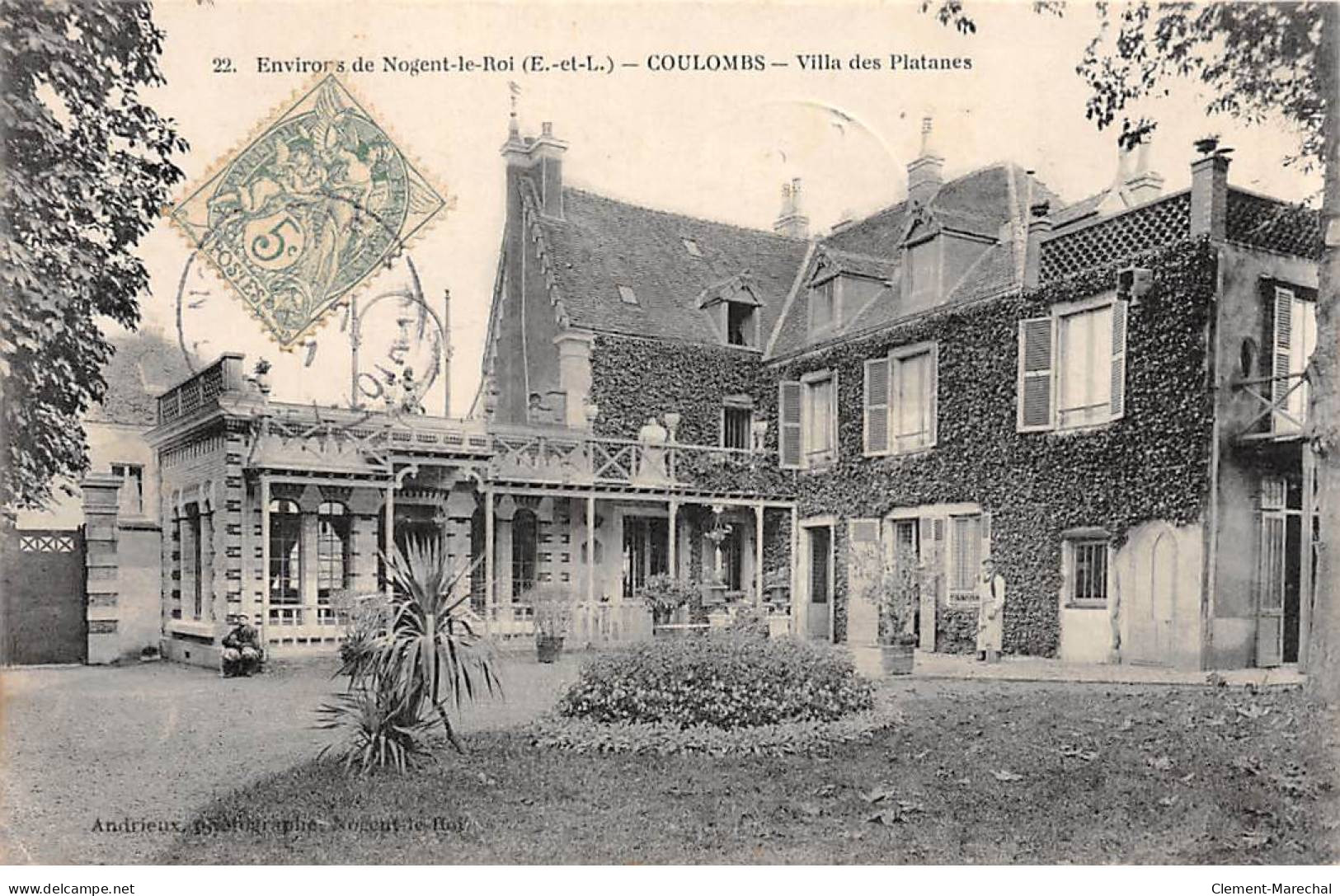 COULOMBS - Villa Des Platanes - Très Bon état - Andere & Zonder Classificatie