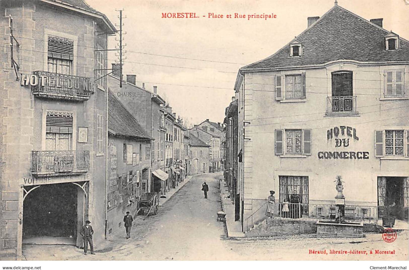 MORESTEL - Place Et Rue Principale - Très Bon état - Morestel