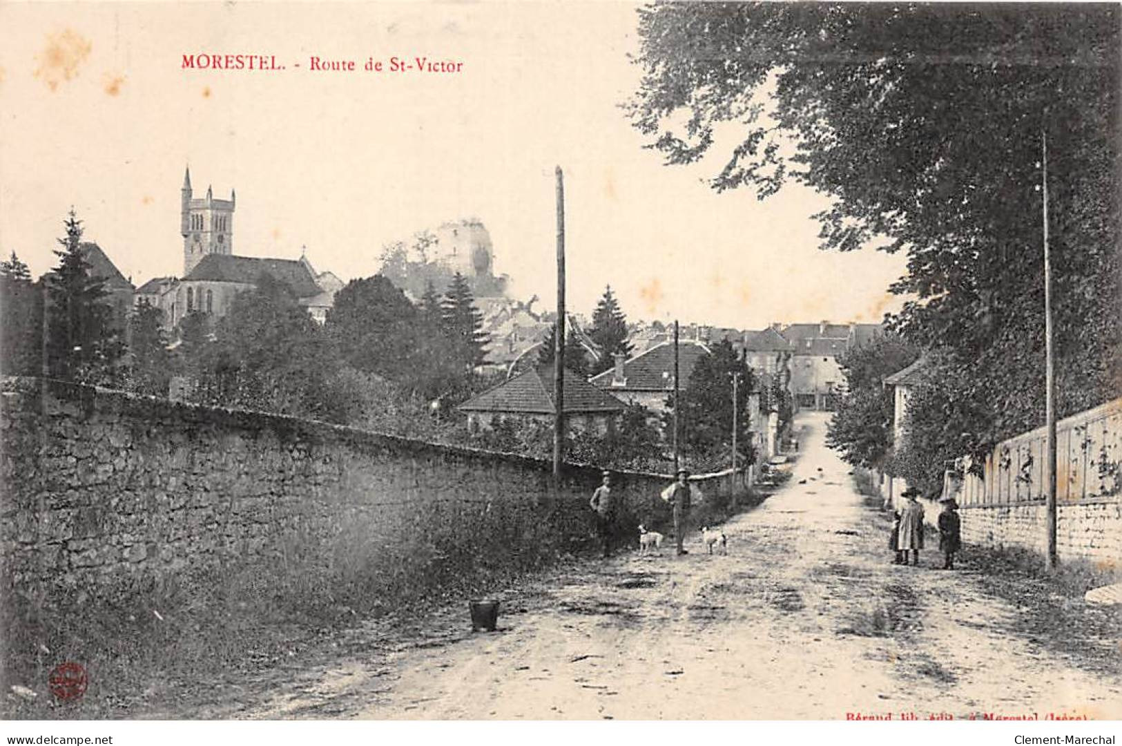 MORESTEL - Route De Saint Victor - Très Bon état - Morestel