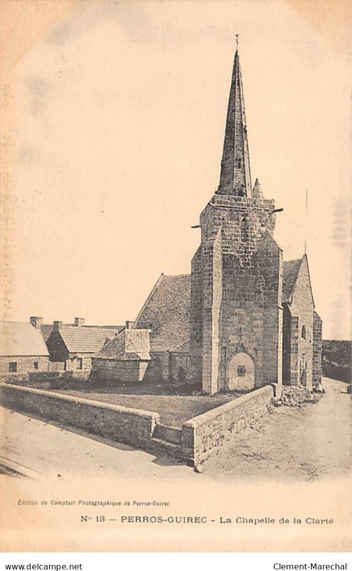 PERROS GUIREC - La Chapelle De La Clarté - Très Bon état - Perros-Guirec