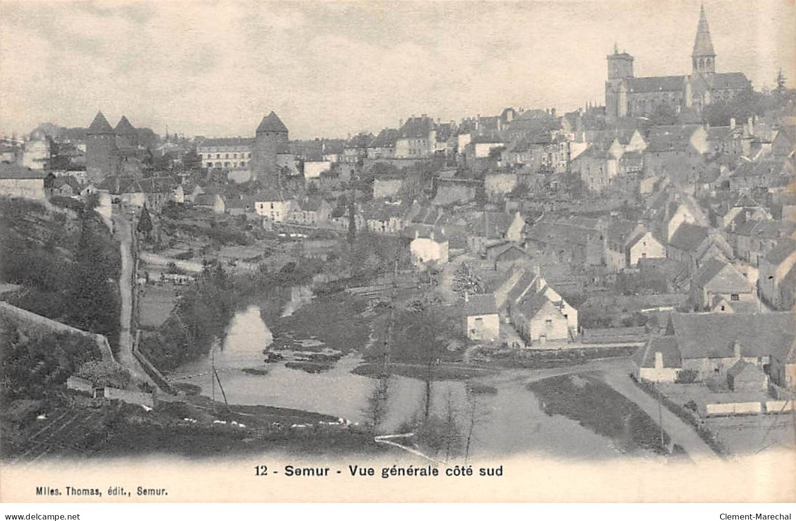 SEMUR - Vue Générale Côté Sud - Très Bon état - Semur