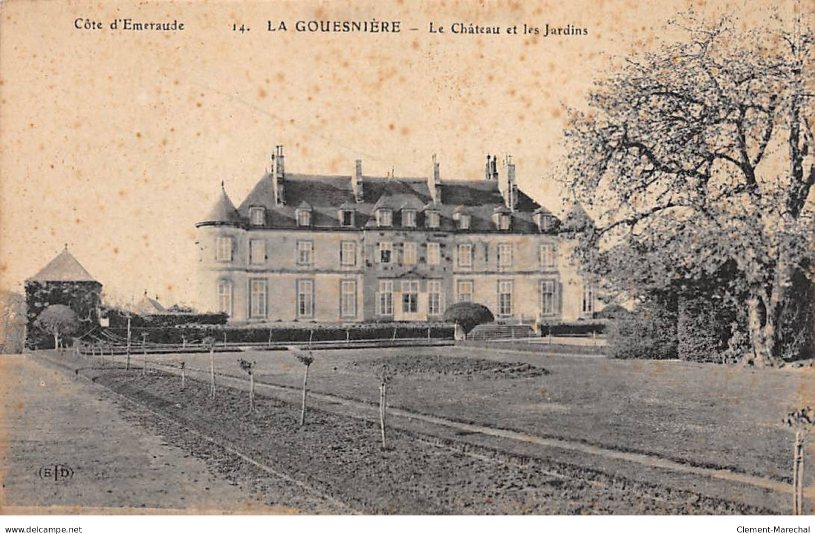 LA GOUESNIERE - Le Château Et Les Jardins - Très Bon état - Autres & Non Classés