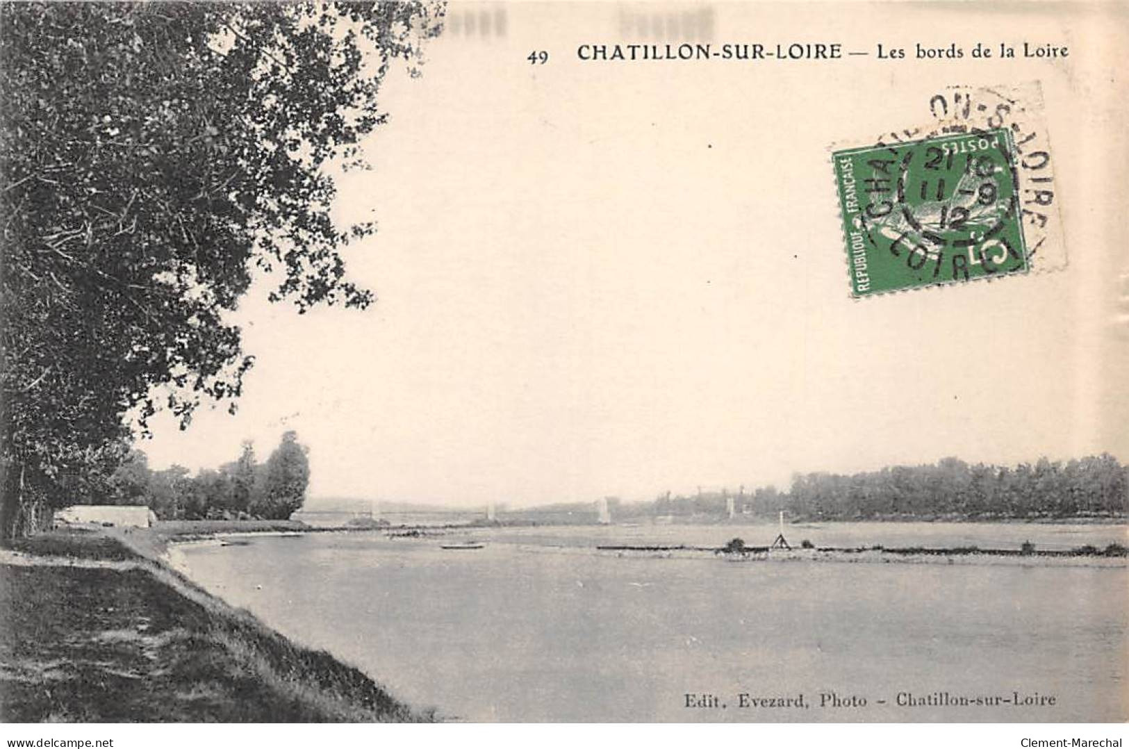 CHATILLON SUR LOIRE - Les Bords De La Loire - Evezard - Très Bon état - Chatillon Sur Loire