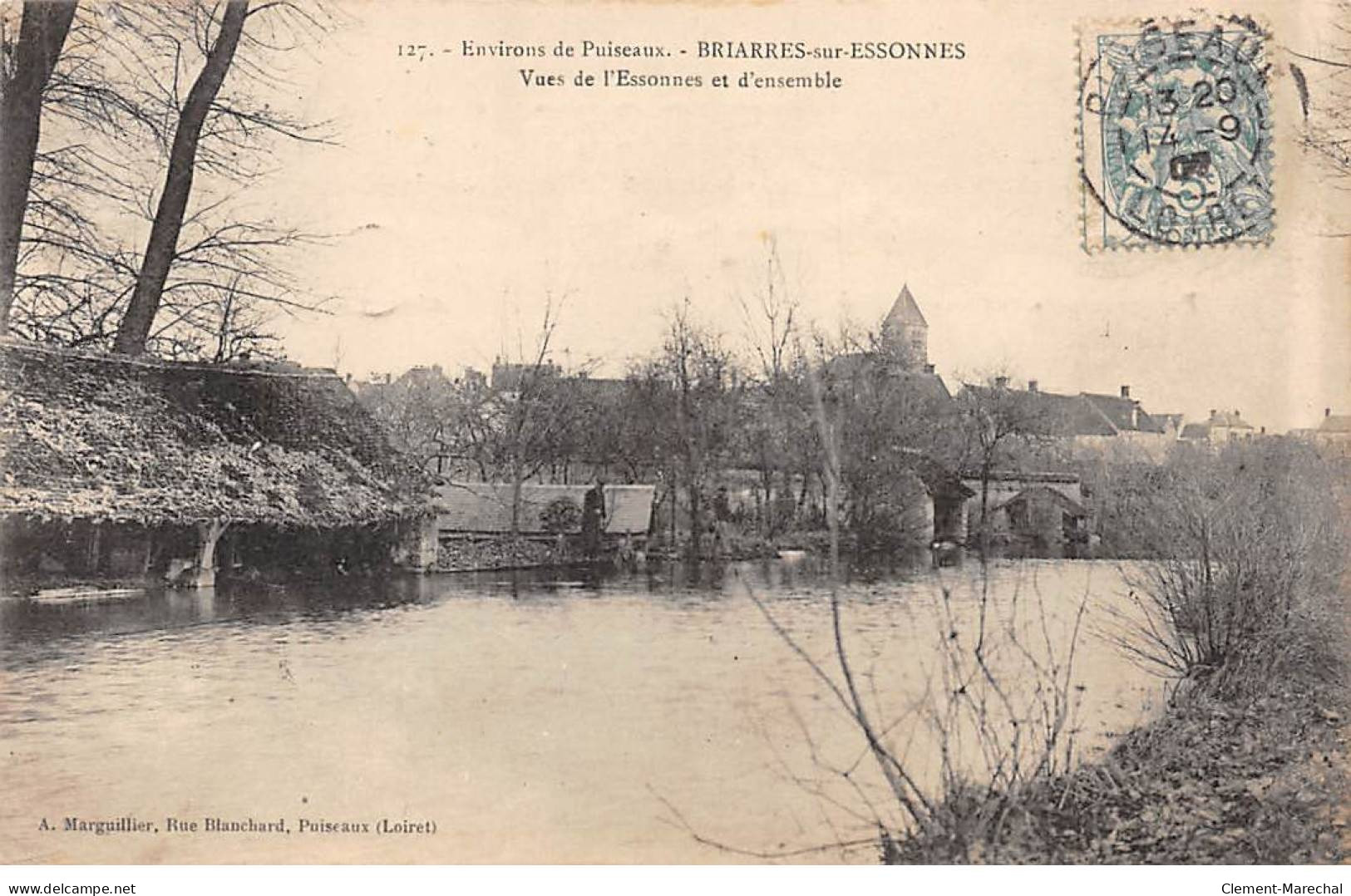 BRIARRES SUR ESSONNE - Vues De L'Essonnes Et D'ensemble - A. Marguillier - Très Bon état - Briare