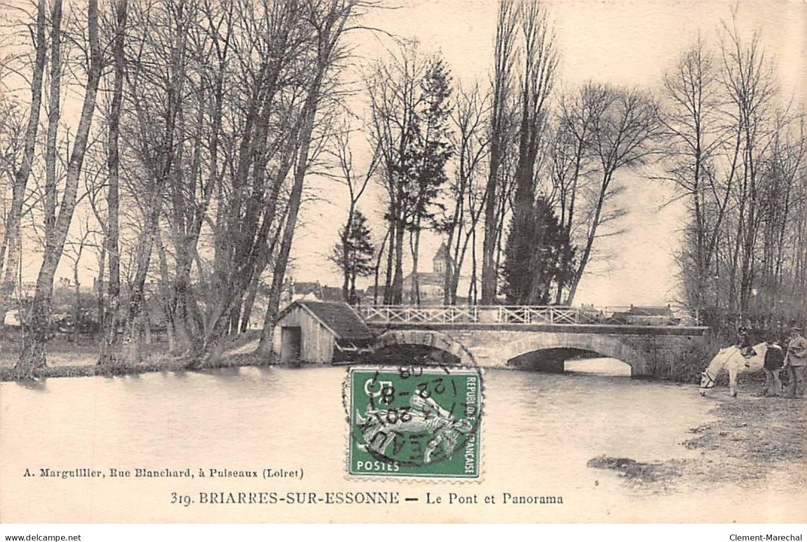 BRIARRES SUR ESSONNE - Le Pont Et Panorama - A. Marguillier - Très Bon état - Briare