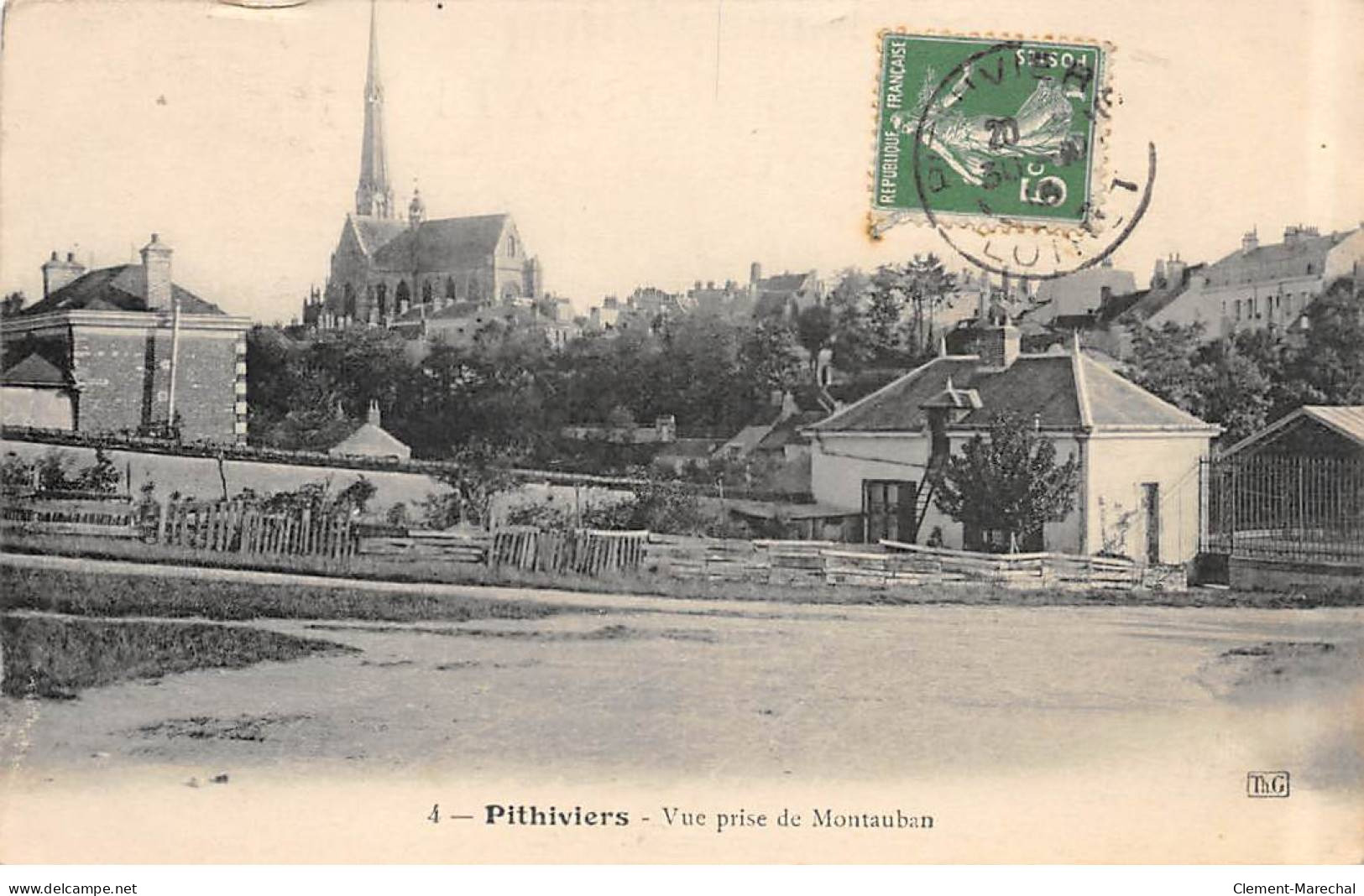 PITHIVIERS - Vue Prise De Montauban - Th G - Très Bon état - Pithiviers
