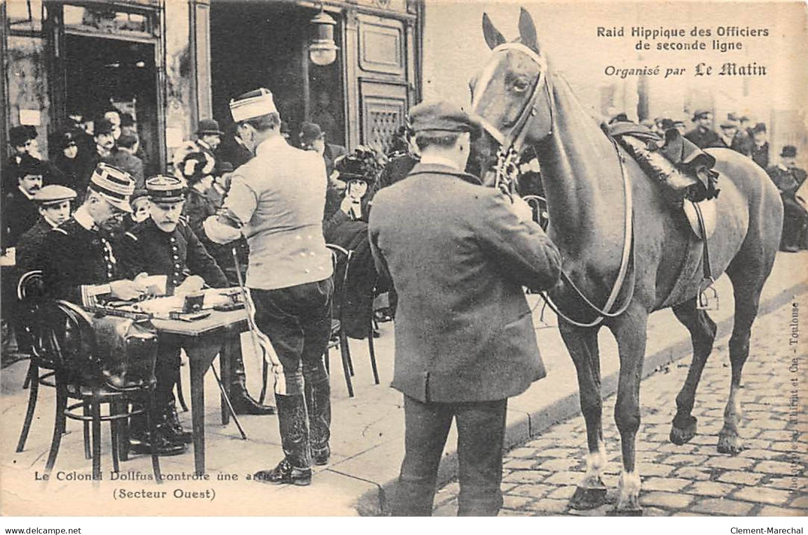 Raid Hippique Des Officiers De Seconde Ligne, Organisé Par " Le Matin " - Le Colonel Dollfus - Très Bon état - Altri & Non Classificati