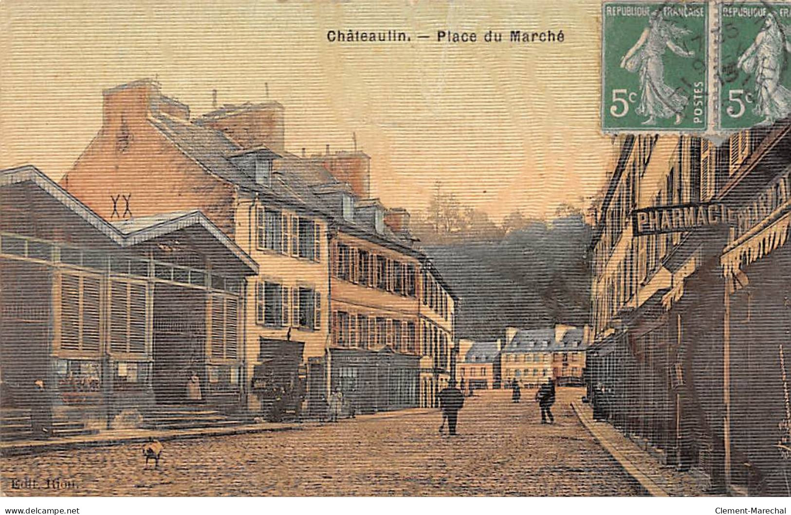 CHATEAULIN - Place Du Marché - état - Châteaulin