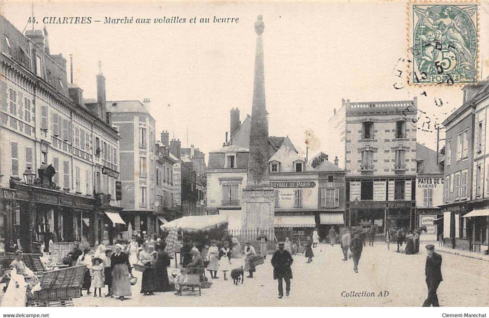 CHARTRES - Marché Aux Volailles Et Au Beurre - Très Bon état - Chartres