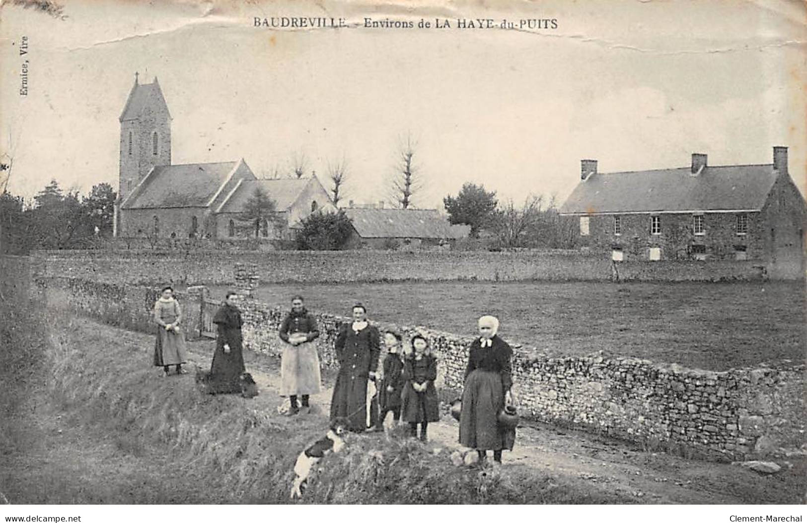 BAUDREVILLE - Environs De LA HAYE DU PUITS - état - Altri & Non Classificati