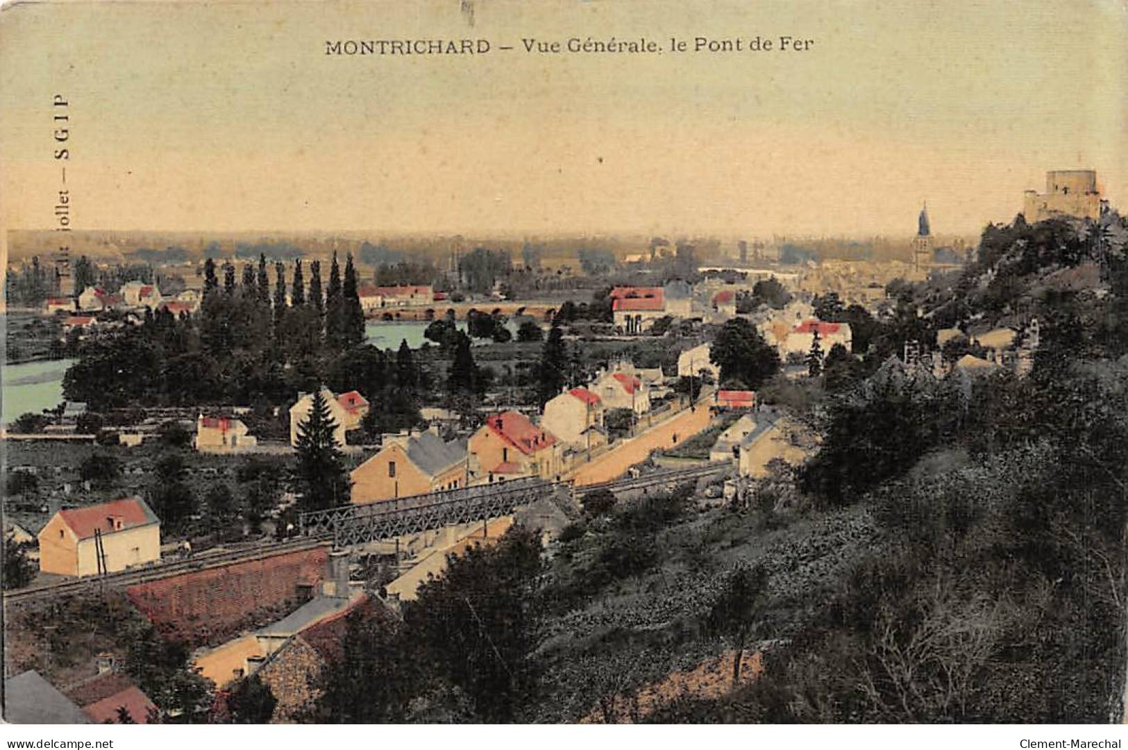 MONTRICHARD - Vue Générale - Le Pont De Fer - état - Montrichard