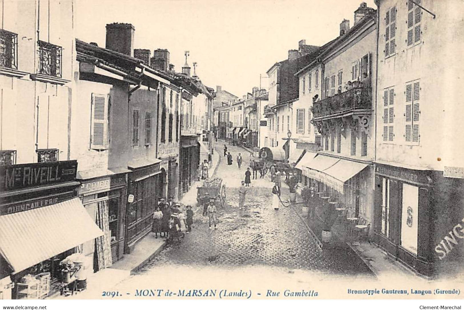 MONT DE MARSAN - Rue Gambetta - Très Bon état - Mont De Marsan