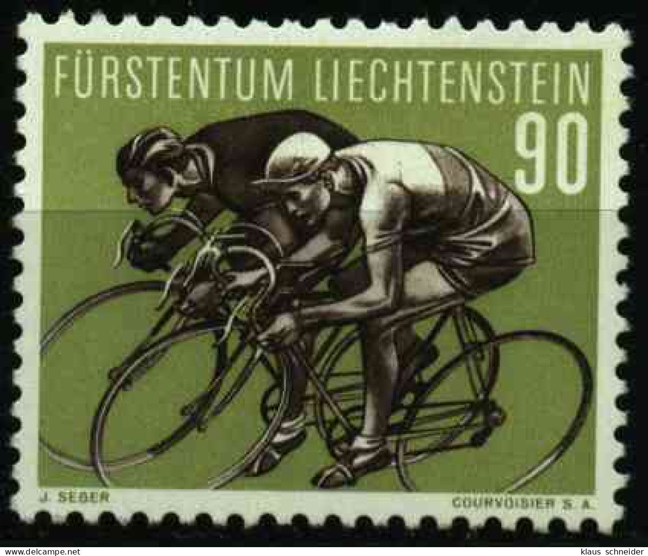 LIECHTENSTEIN 1958 Nr 368 Postfrisch X0DF14E - Unused Stamps