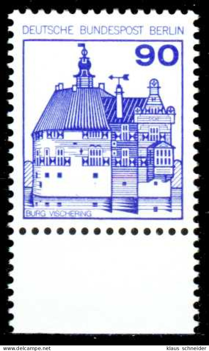 BERLIN DS BURGEN U. SCHLÖSSER Nr 588 Postfrisch URA X212FDA - Unused Stamps