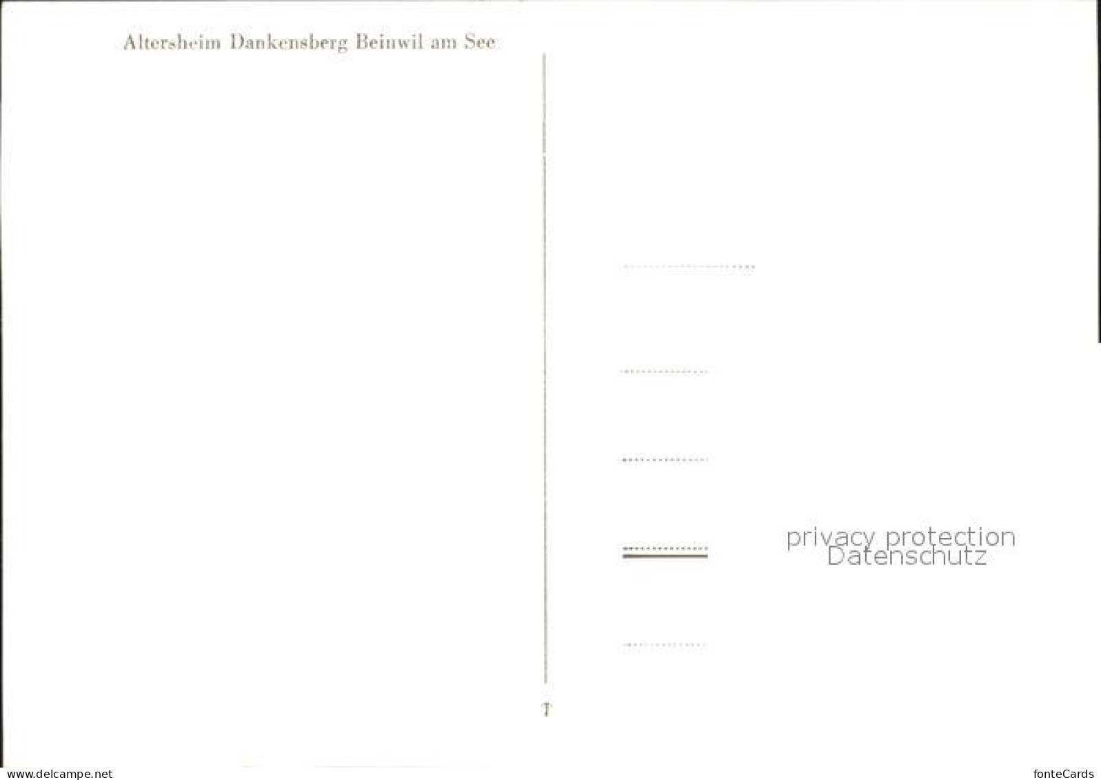 11627485 Beinwil Am See Altersheim Dankensberg Beinwil - Sonstige & Ohne Zuordnung