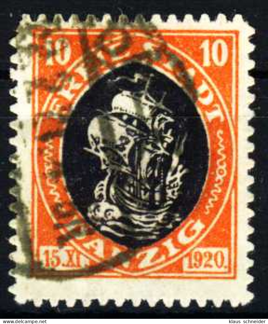 DANZIG 1921 Nr 54 Gestempelt X37D496 - Used