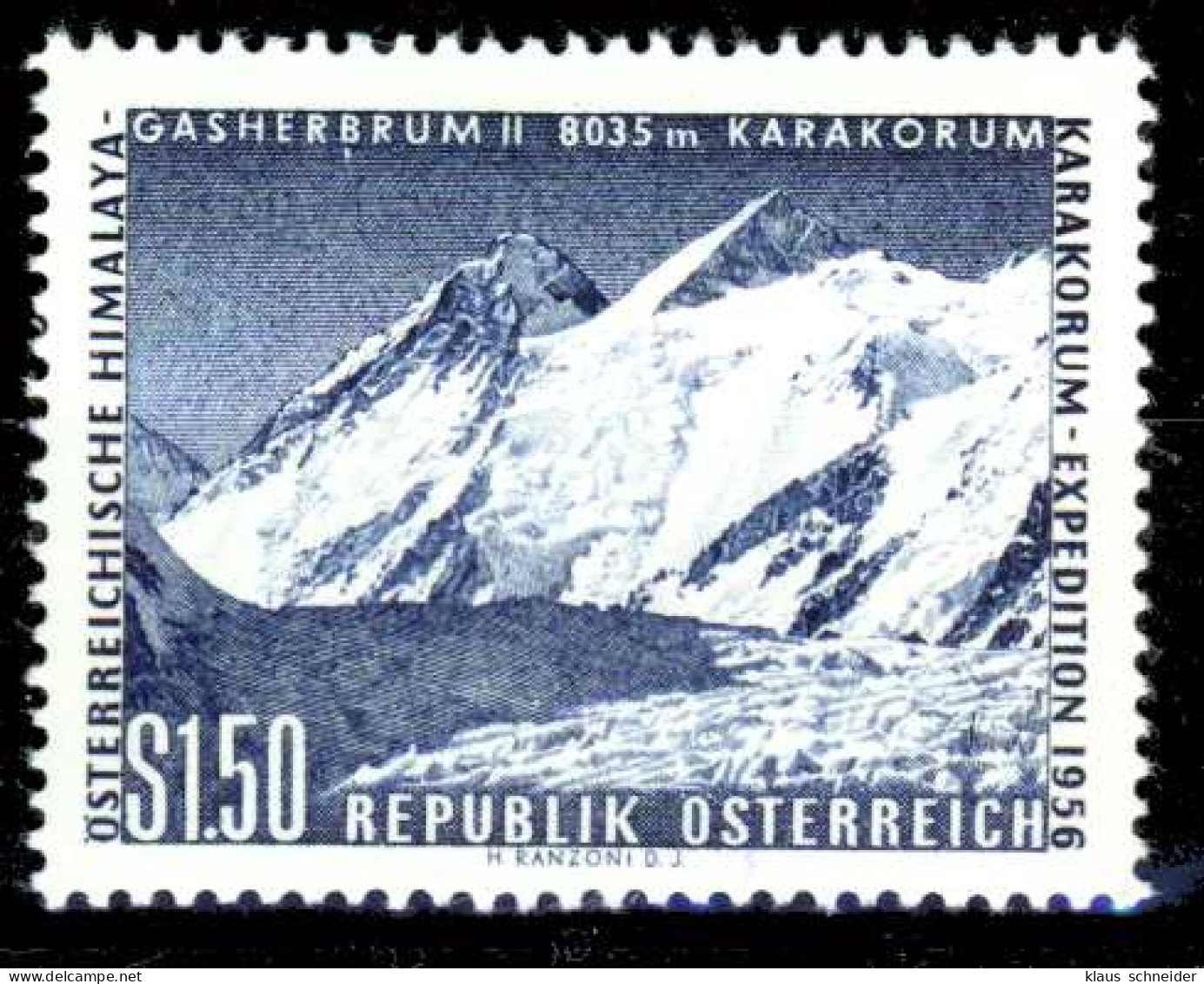 ÖSTERREICH 1957 Nr 1036 Postfrisch S894C12 - Ongebruikt