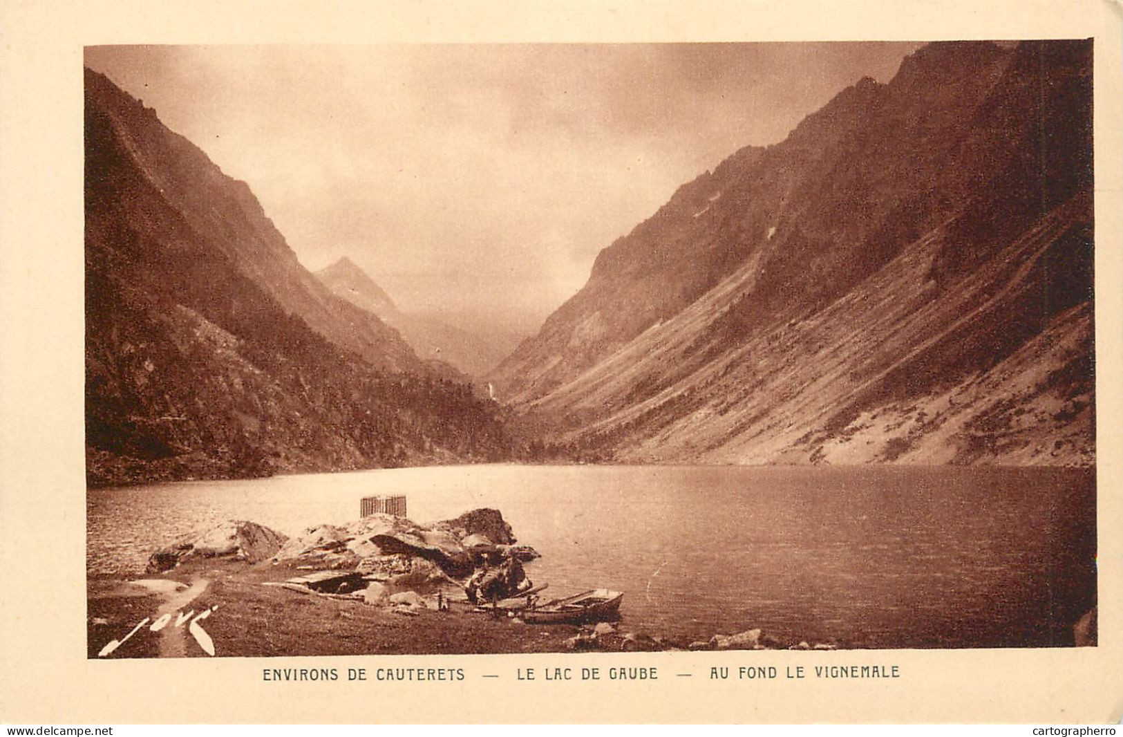 CPA France Cauterets Le Lac De Gaube - Cauterets