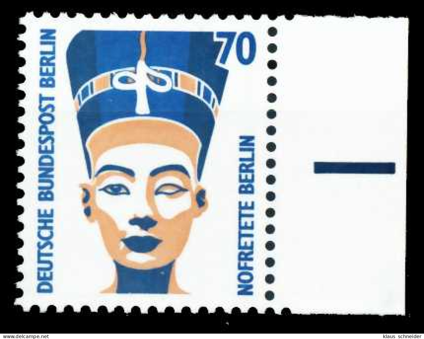 BERLIN DS SEHENSW Nr 814-PS Postfrisch SRA X60DDA2 - Unused Stamps