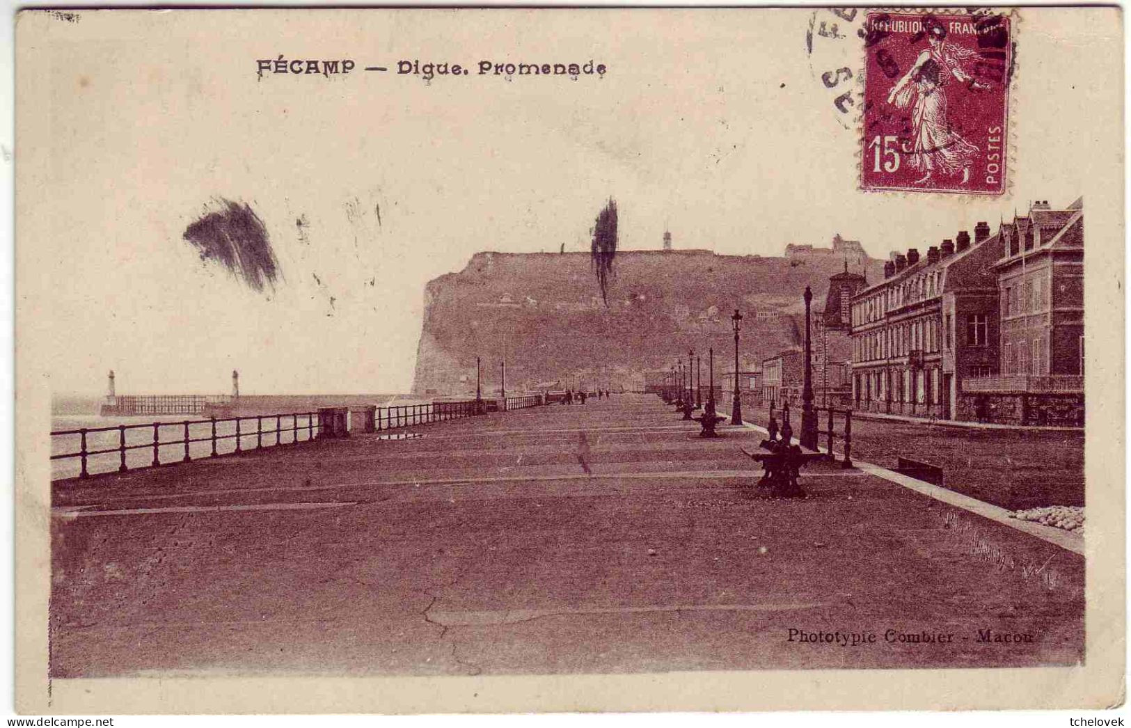 (76). SM. Fecamp. Digue Promenade & LL 96 Panorama - Fécamp