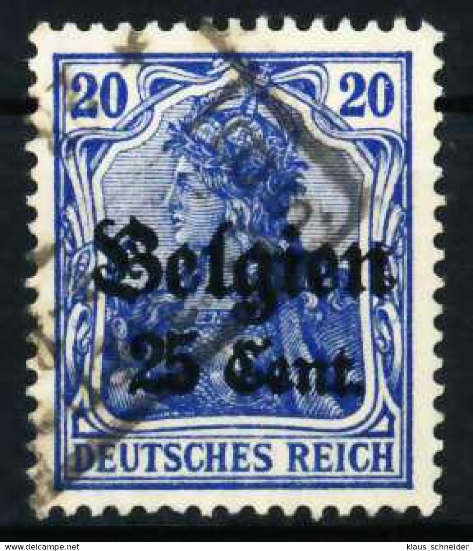 BES 1WK LP BELGIEN Nr 18a Gestempelt X629D0A - Besetzungen 1914-18