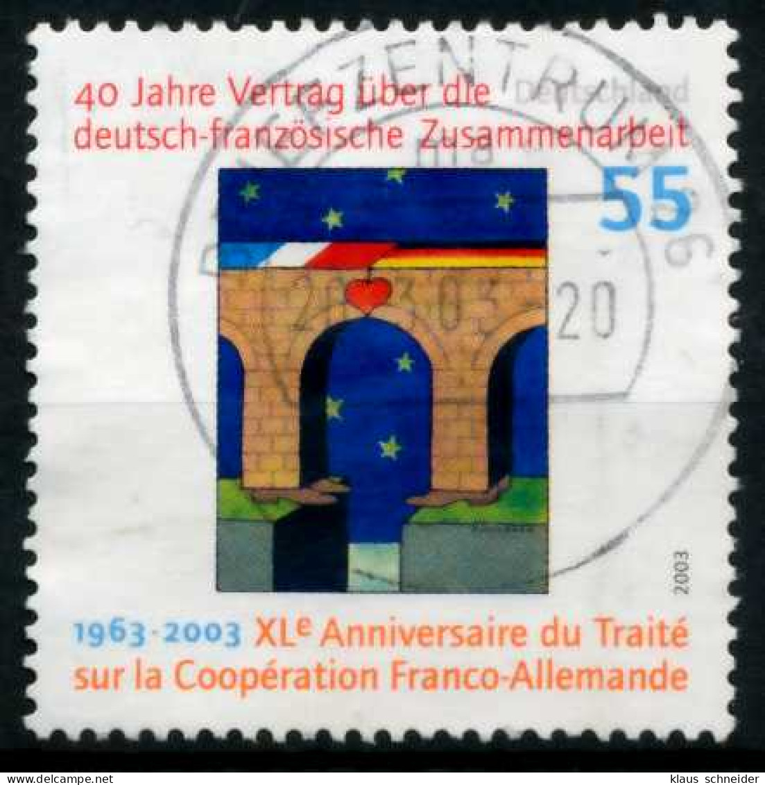 BRD BUND 2003 Nr 2311II Zentrisch Gestempelt X6A175E - Used Stamps