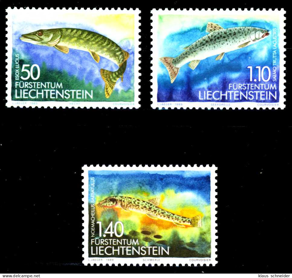 LIECHTENSTEIN 1989 Nr 964-966 Postfrisch SB461EE - Unused Stamps
