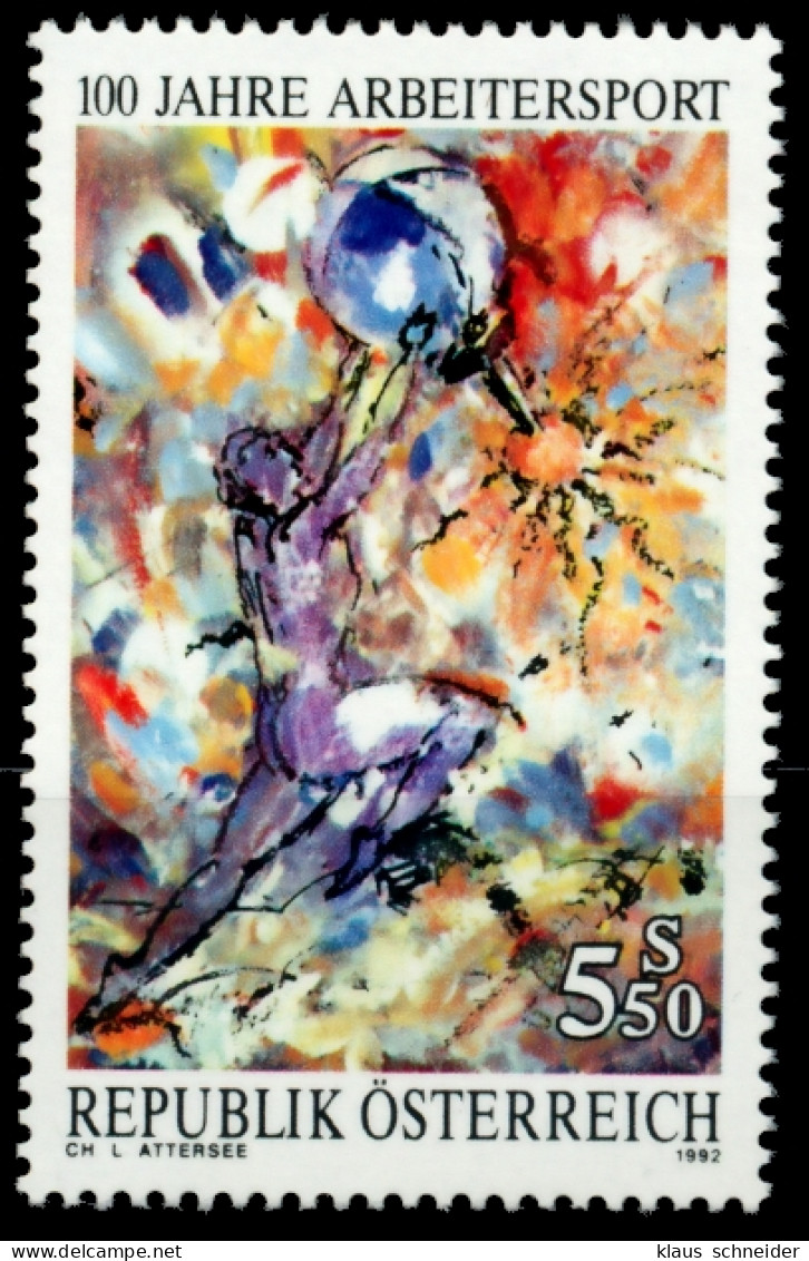 ÖSTERREICH 1992 Nr 2052 Postfrisch SB524D6 - Neufs