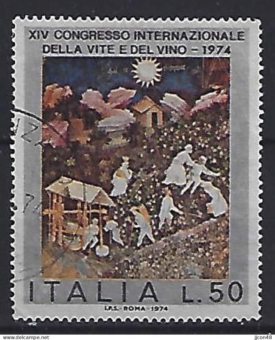 Italy 1974  Internationaler Weinkongress  (o) Mi.1464 - 1971-80: Usados