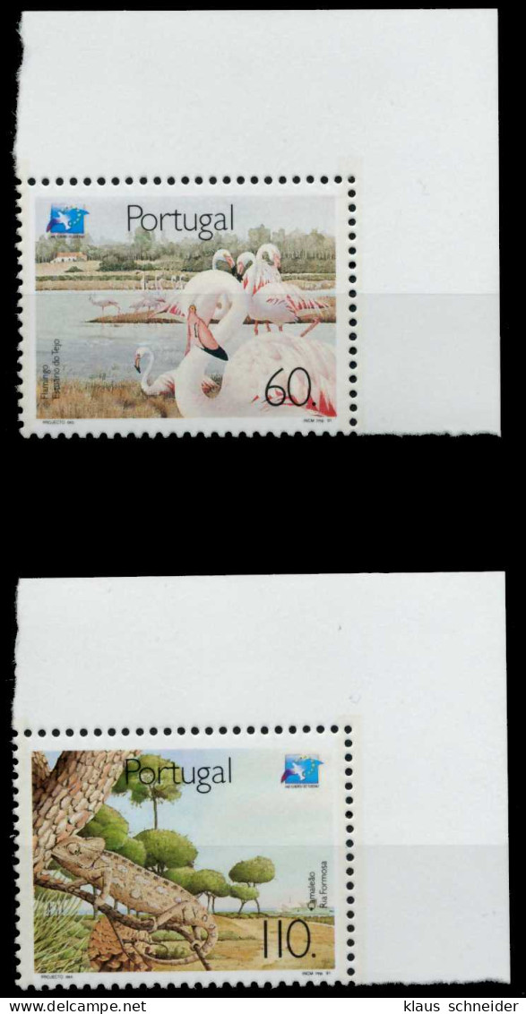 PORTUGAL Nr 1859-1860 Postfrisch ECKE-ORE X7E00F2 - Unused Stamps