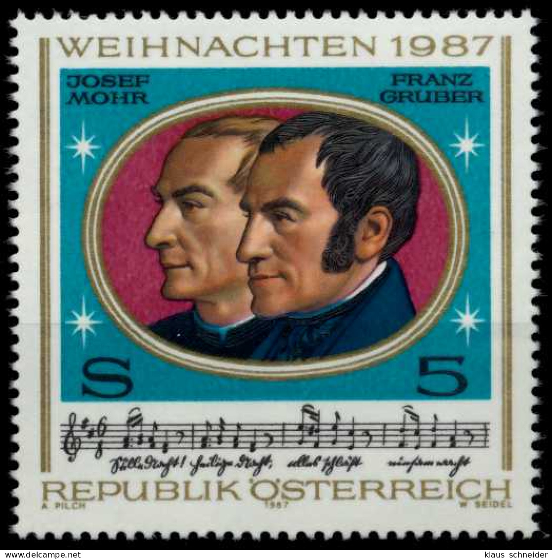 ÖSTERREICH 1987 Nr 1908 Postfrisch S58FC82 - Unused Stamps