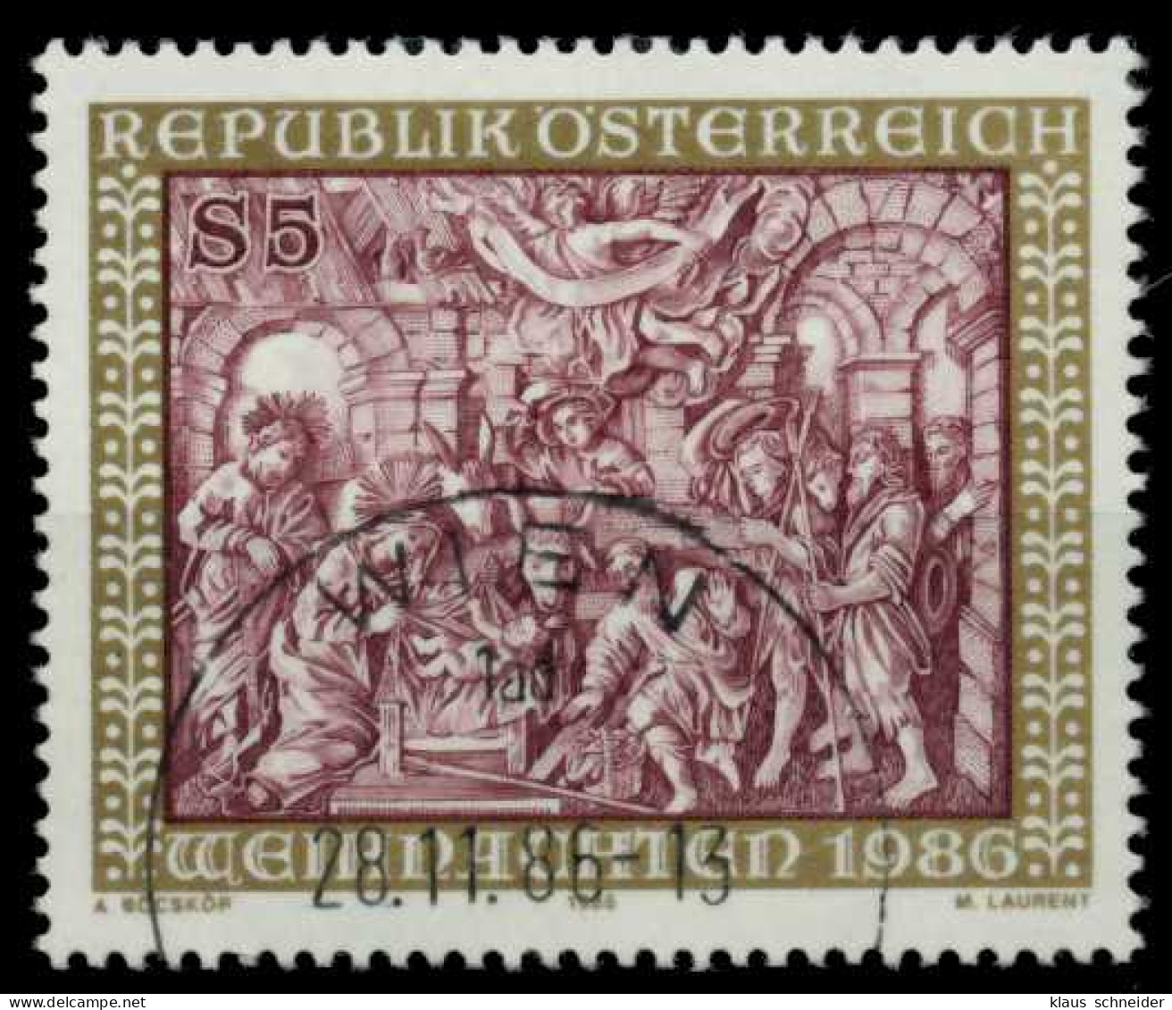 ÖSTERREICH 1986 Nr 1870 Zentrisch Gestempelt X7EAD6E - Used Stamps
