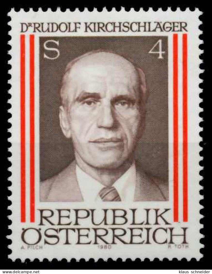 ÖSTERREICH 1980 Nr 1635 Postfrisch S59845E - Unused Stamps