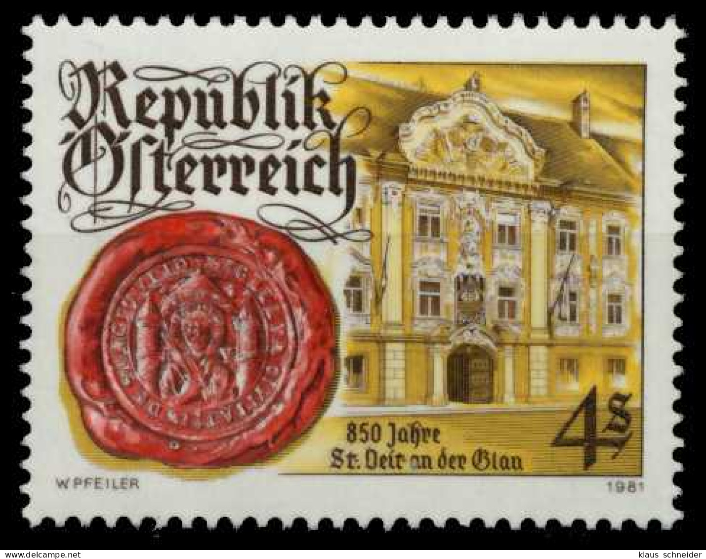 ÖSTERREICH 1981 Nr 1675 Postfrisch S59E8E6 - Unused Stamps