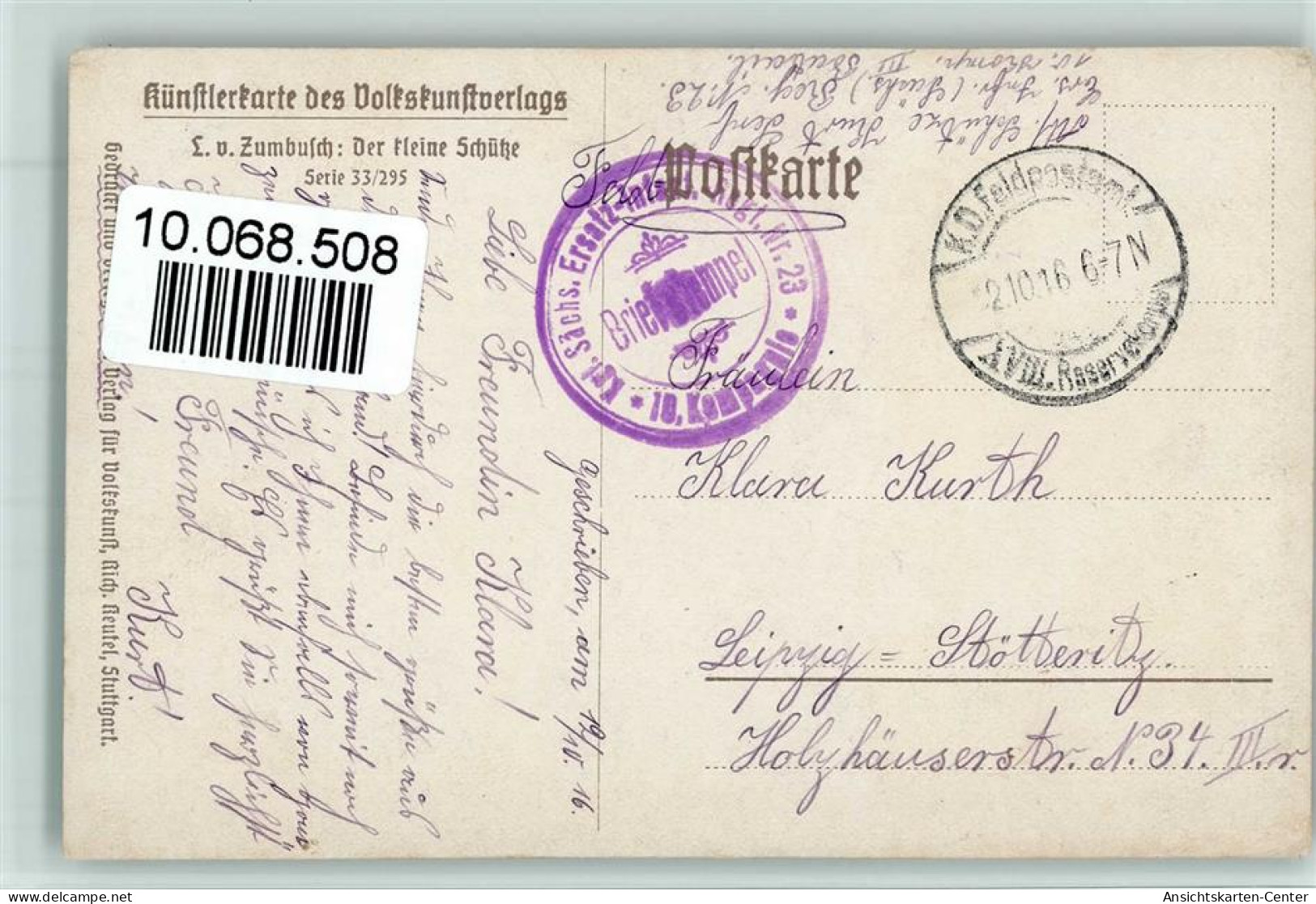 10068508 - Zumbusch Volkskunstverlag - Der Kleine - Zumbusch, Ludwig V.