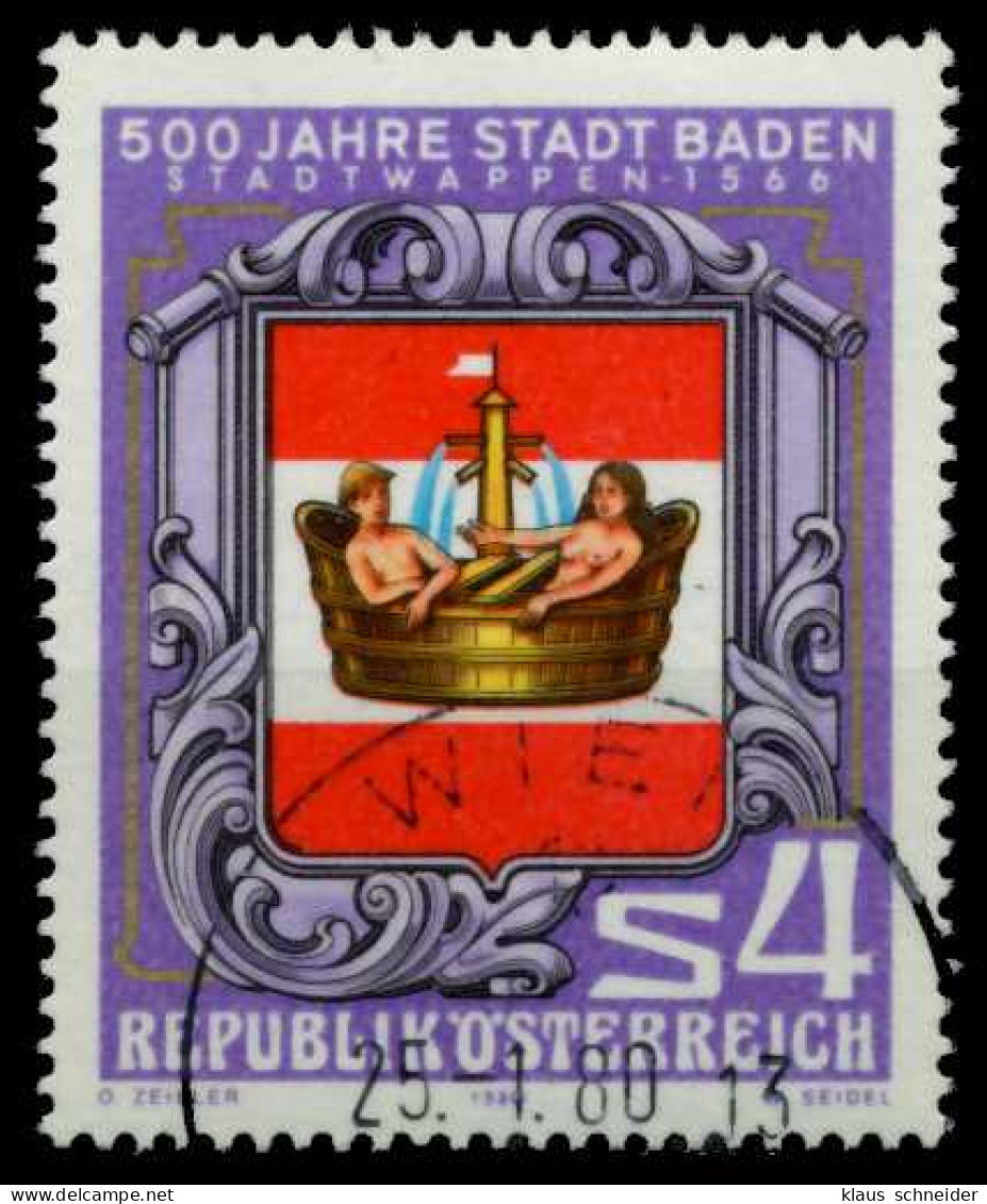 ÖSTERREICH 1980 Nr 1631 Zentrisch Gestempelt X7EF7EE - Usados