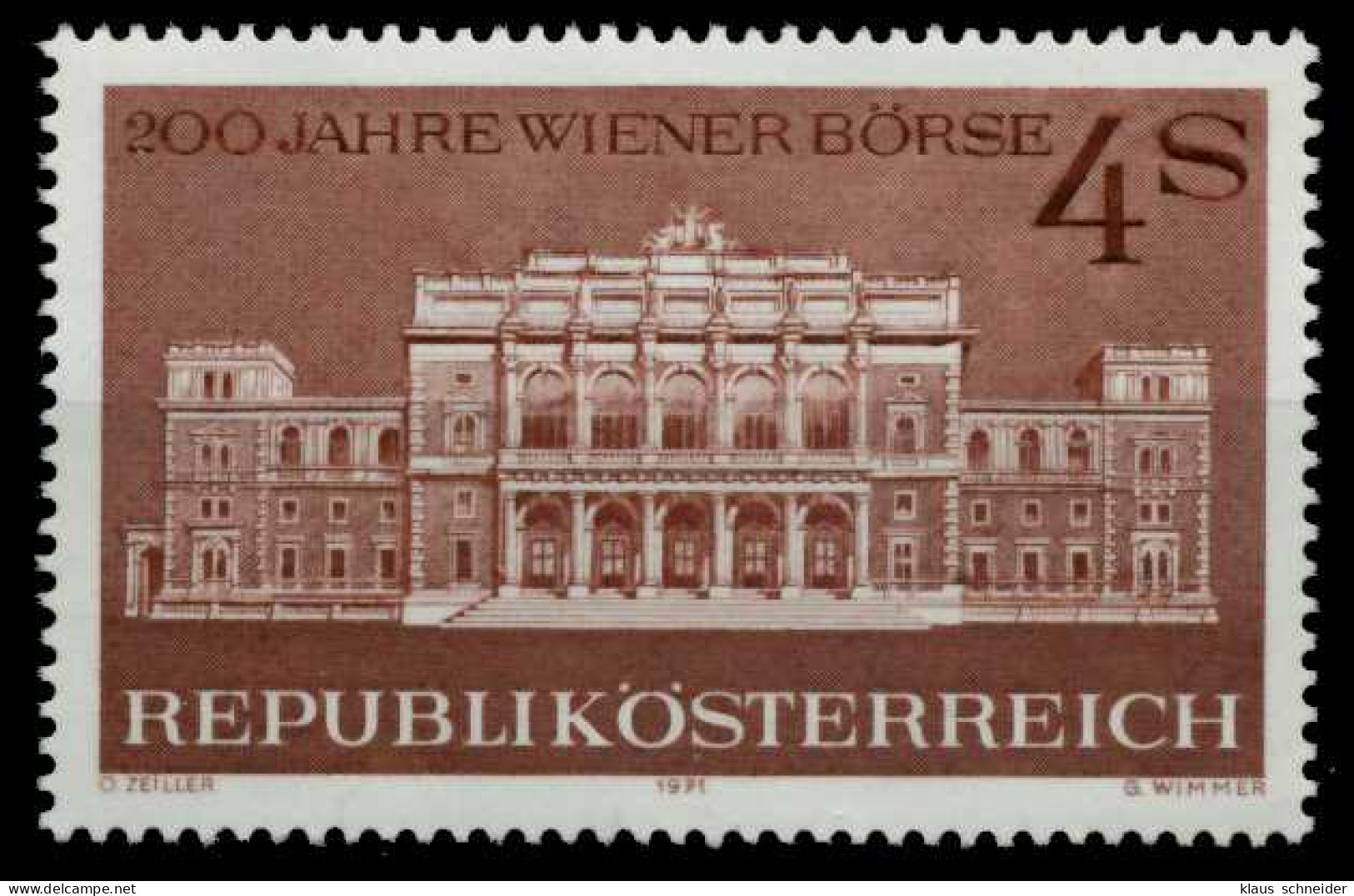 ÖSTERREICH 1971 Nr 1367 Postfrisch S5B197A - Unused Stamps